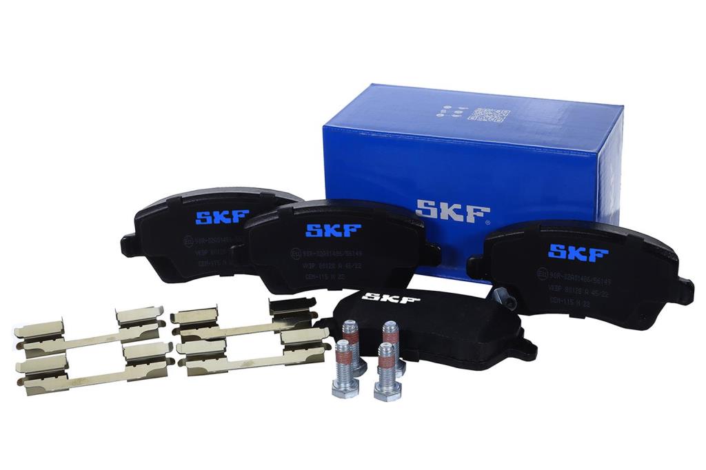Jeu de 4 plaquettes de frein SKF ref. VKBP 80128 A
